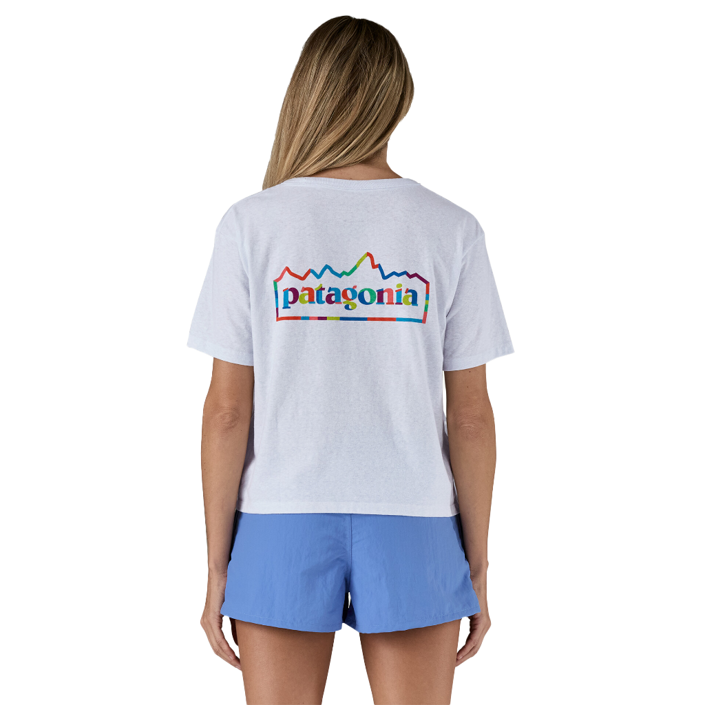 Patagonia Women&#39;s Unity Fitz Easy Cut Responsibili-Tee White - Booley Galway