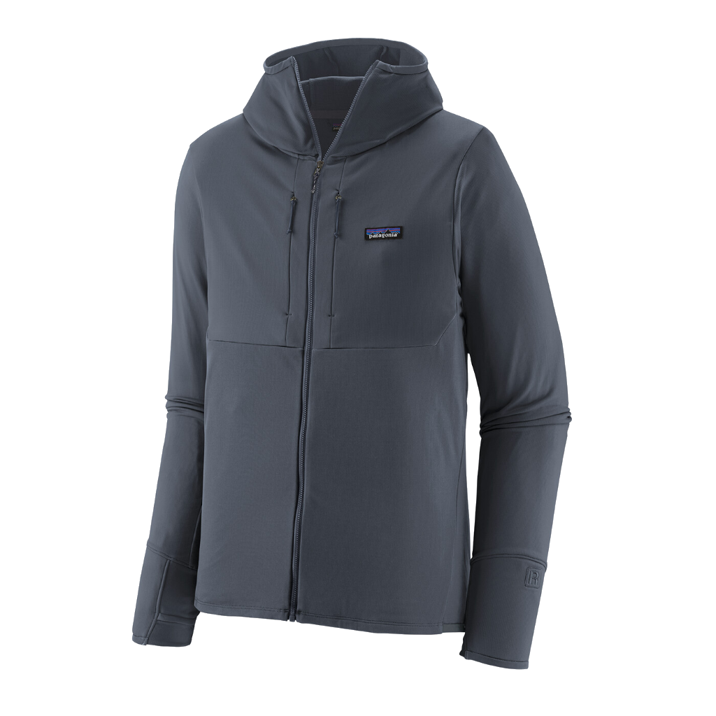 Patagonia Men's R1 Thermal Full-Zip Hoody Smolder Blue - Booley Galway