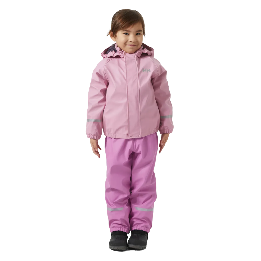 Helly Hansen Kids Bergen Fleece-Lined Rain Set 2.0 Meta Pink - Booley Galway