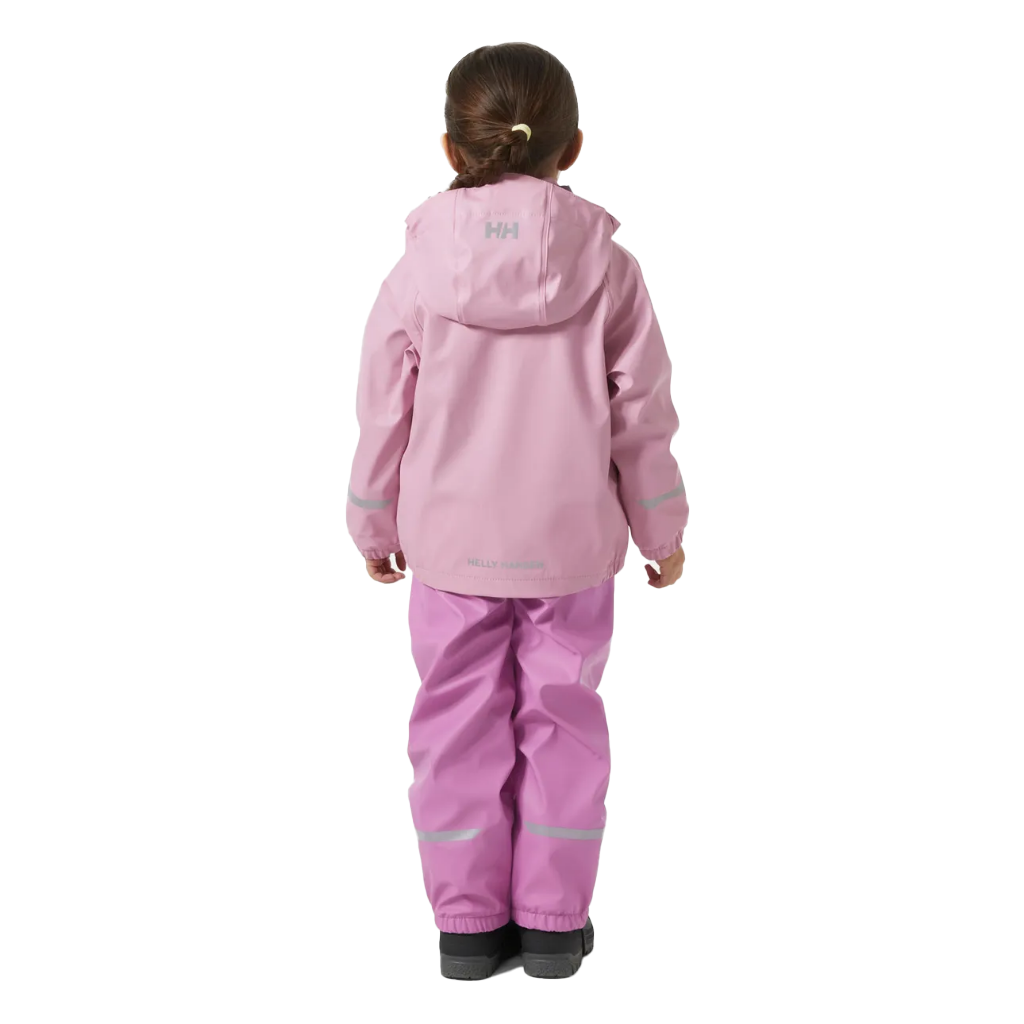 Helly Hansen Kids Bergen Fleece-Lined Rain Set 2.0 Meta Pink - Booley Galway