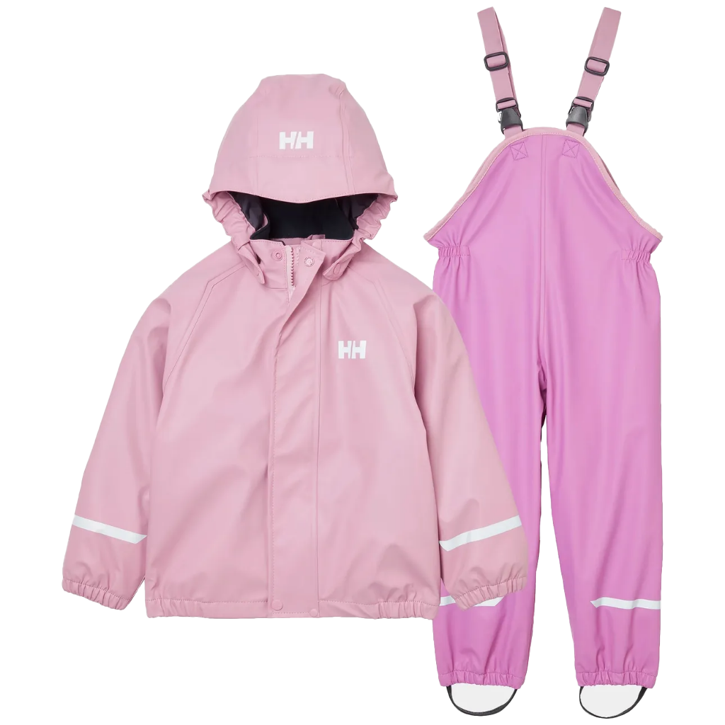 Helly Hansen Kids Bergen Fleece-Lined Rain Set 2.0 Meta Pink - Booley Galway