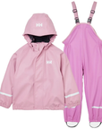 Helly Hansen Kids Bergen Fleece-Lined Rain Set 2.0 Meta Pink - Booley Galway