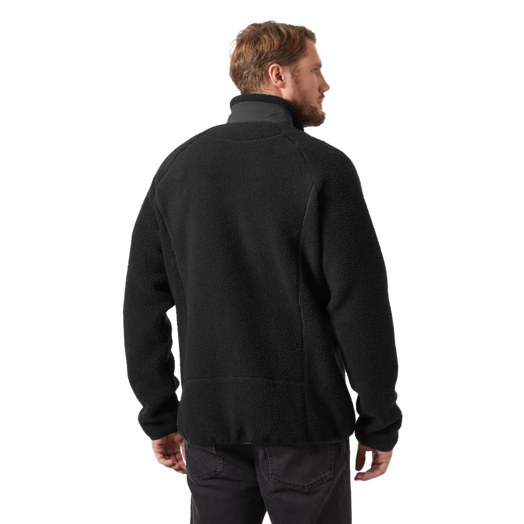 Helly Hansen Men's Panorama Pile Block Full Zip Fleece Black - Booley Galway
