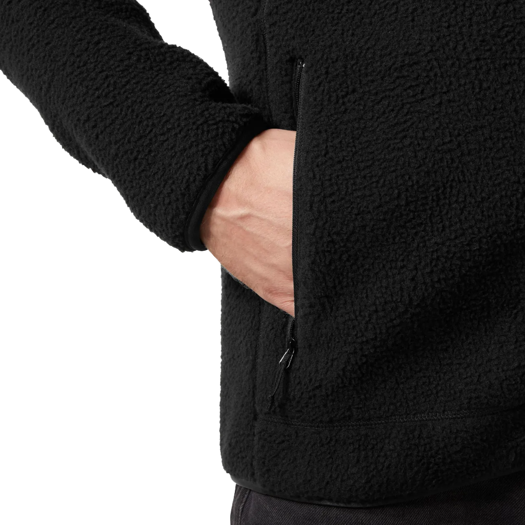 Helly Hansen Men's Panorama Pile Block Full Zip Fleece Black - Booley Galway