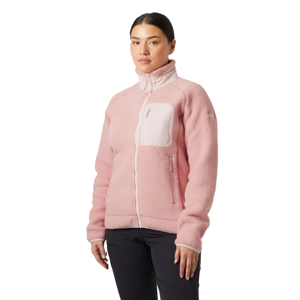 Helly Hansen Women's Imperial Pile Block Full Zip Fleece Pink Salt - Booley Galway