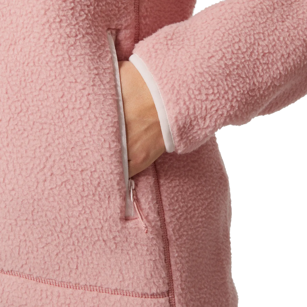 Helly Hansen Women's Imperial Pile Block Full Zip Fleece Pink Salt - Booley Galway