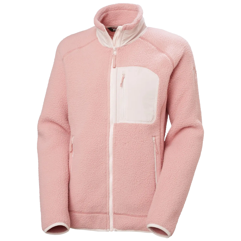 Helly Hansen Women's Imperial Pile Block Full Zip Fleece Pink Salt - Booley Galway
