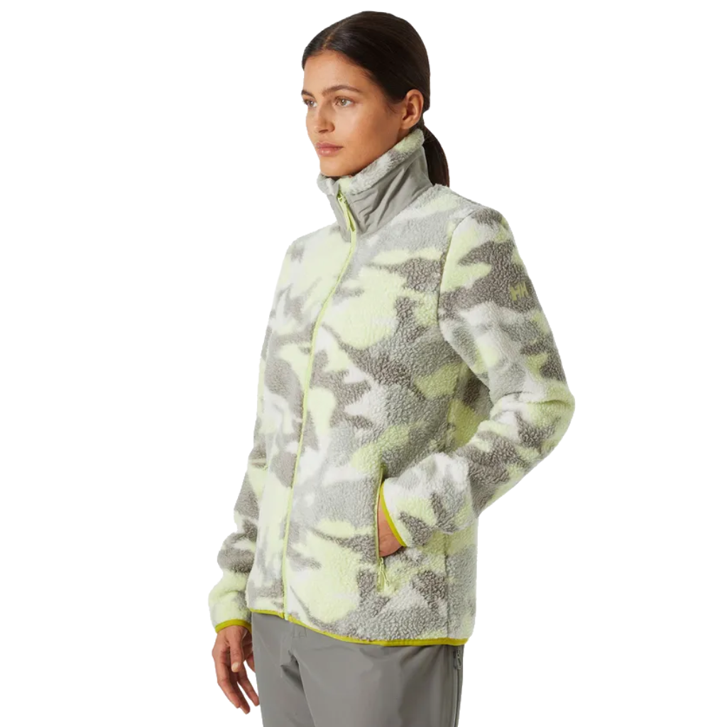 Women's Imperial Printed Pile Full Zip Fleece - Iced Matcha Woodland Camo