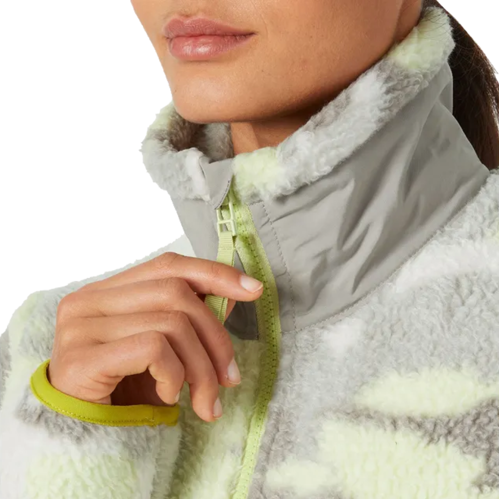Women's Imperial Printed Pile Full Zip Fleece - Iced Matcha Woodland Camo