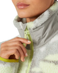 Women's Imperial Printed Pile Full Zip Fleece - Iced Matcha Woodland Camo