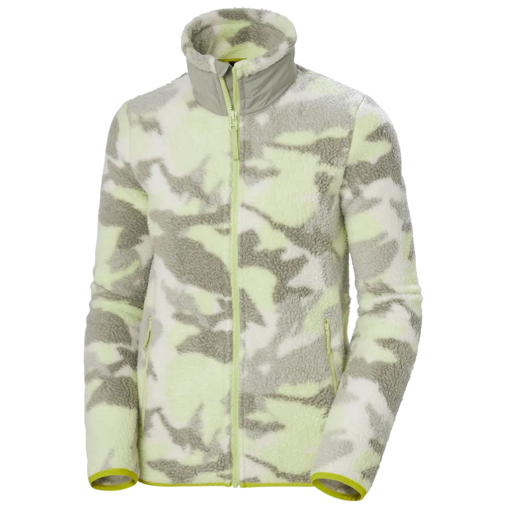 Women's Imperial Printed Pile Full Zip Fleece - Iced Matcha Woodland Camo