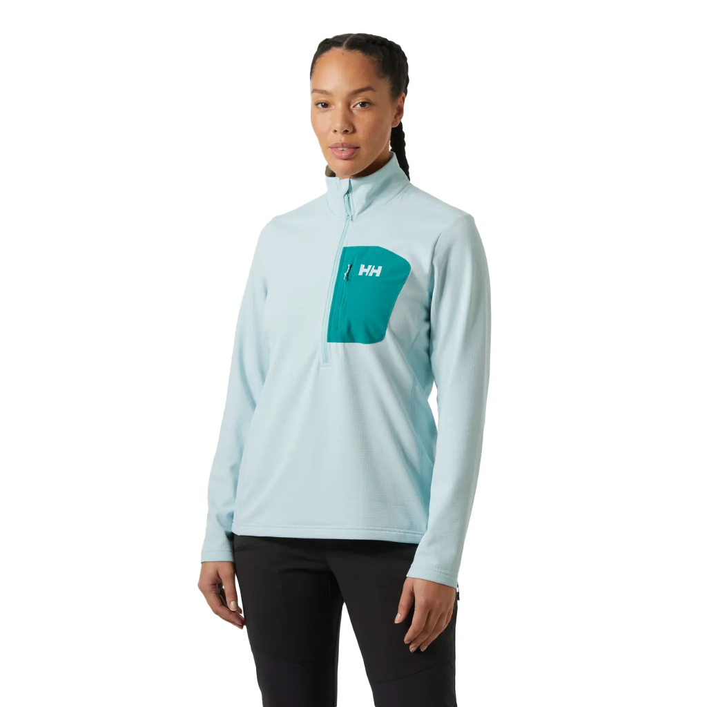 Helly Hansen Women's Versalite 1/2 Zip Fleece Barely Blue - Booley Galway