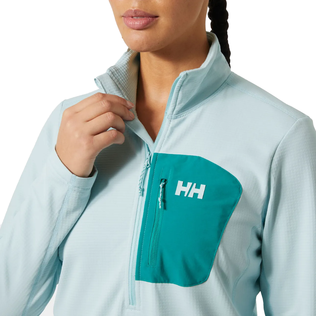 Helly Hansen Women's Versalite 1/2 Zip Fleece Barely Blue - Booley Galway