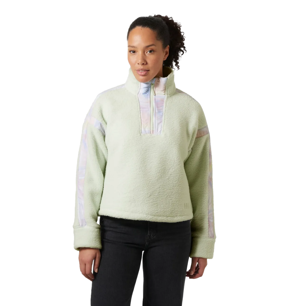 Helly Hansen Women's Imperial Pile Zip Pullover Seafom Reflection AOP - Booley Galway