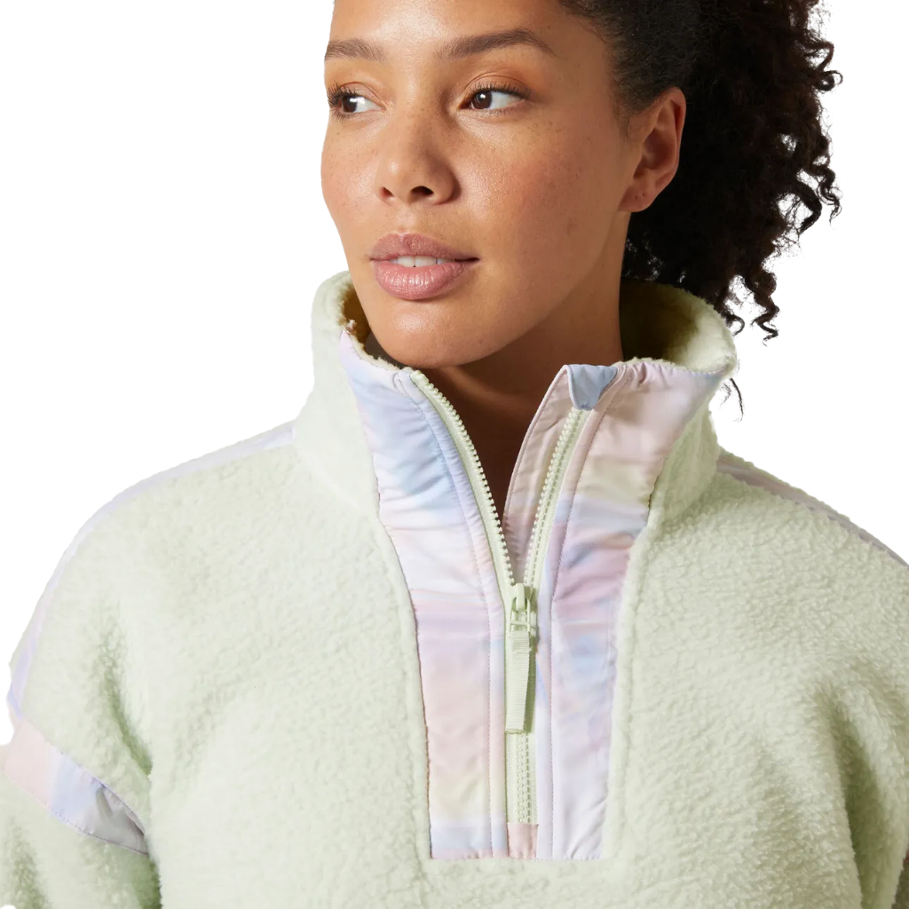 Helly Hansen Women's Imperial Pile Zip Pullover Seafom Reflection AOP - Booley Galway