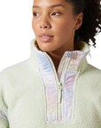 Helly Hansen Women's Imperial Pile Zip Pullover Seafom Reflection AOP - Booley Galway