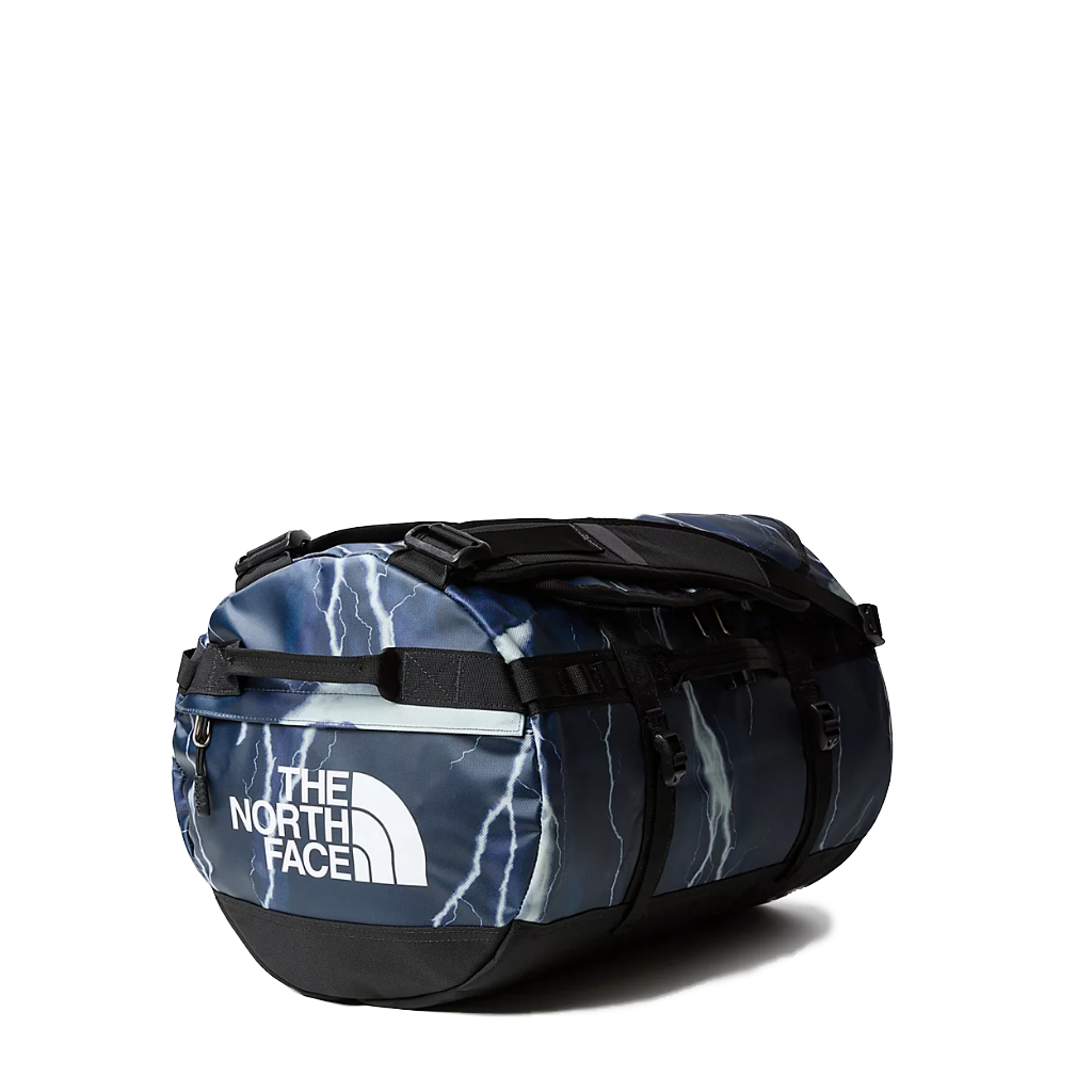 The North Face Base Camp Duffel - Small Summit Navy / TNF Lightening Print - Booley Galway
