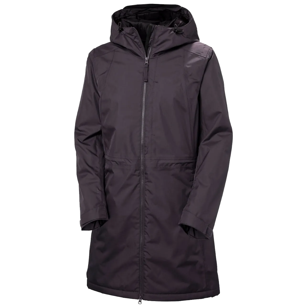Helly Hansen Women's Westport Insulated Rain Jacket Black Grape - Booley Galway