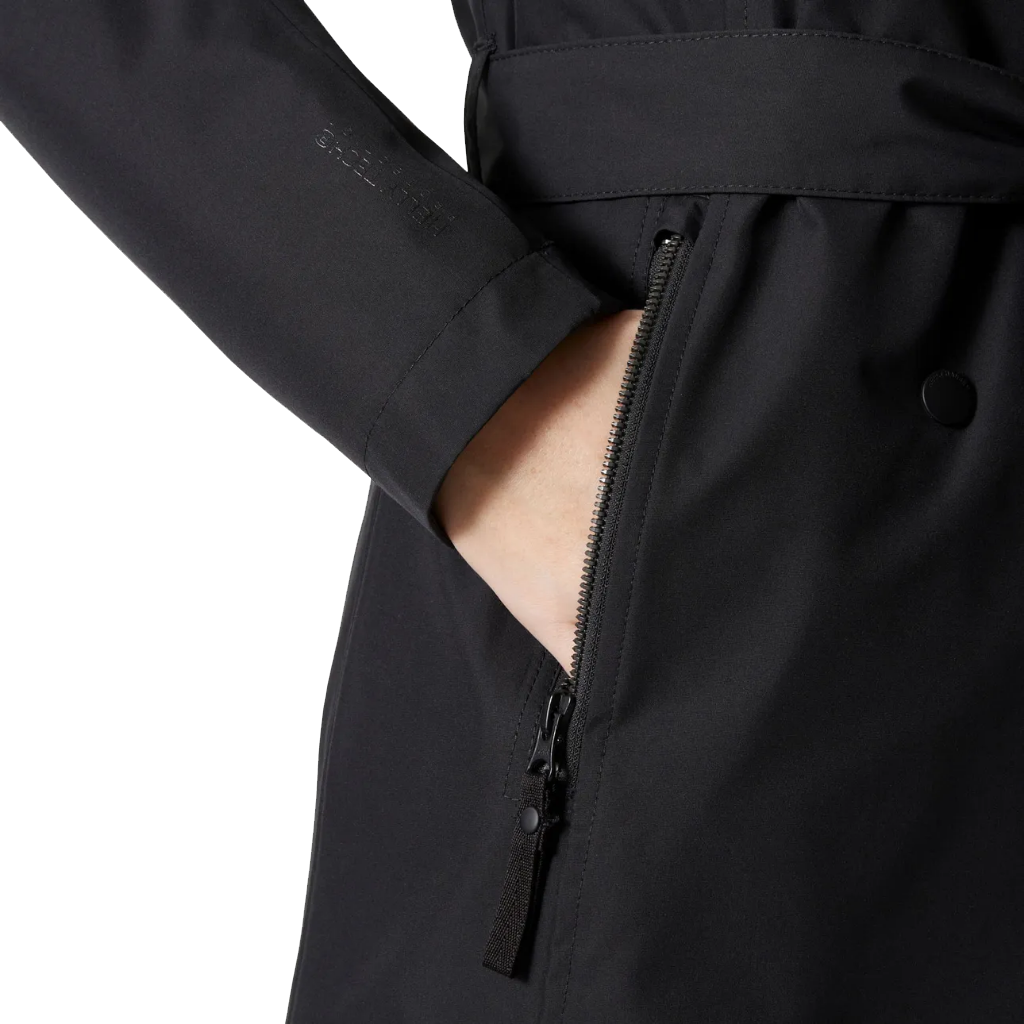 Helly Hansen Women's Welsey II Insulated Trench Coat Black - Booley Galway