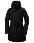 Women's Welsey II Insulated Trench Coat - Black