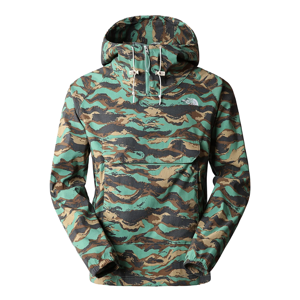 The North Face Men&#39;s Class V Pullover Deep Grass Green Painted Camo Class V Print - Booley Galway