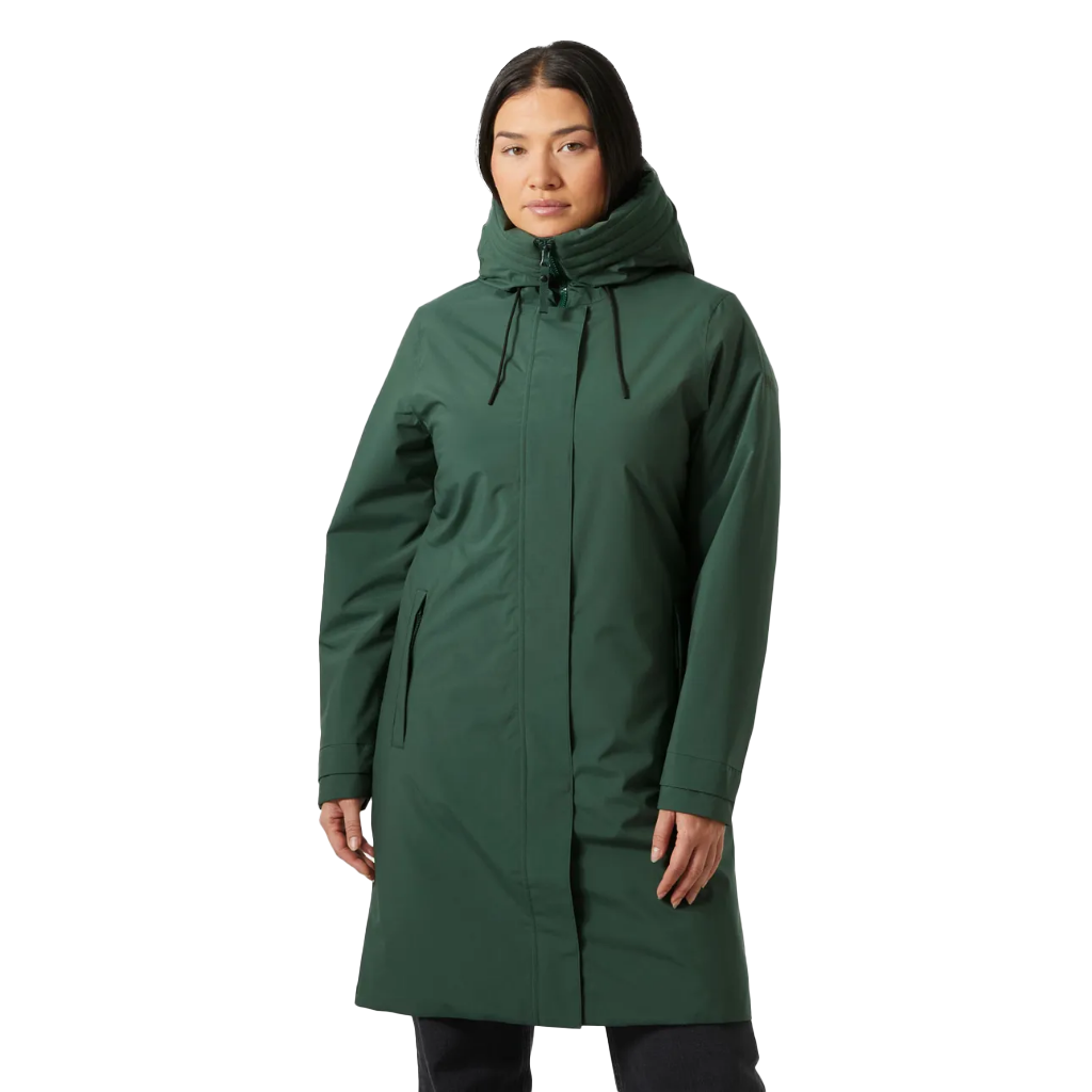 Helly Hansen Women's Victoria Insulated Rain Coat Jungle Green - Booley Galway
