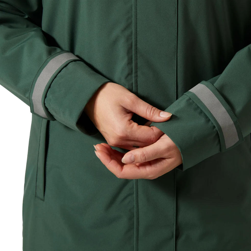 Helly Hansen Women's Victoria Insulated Rain Coat Jungle Green - Booley Galway