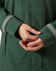 Women's Victoria Insulated Rain Coat - Jungle Green