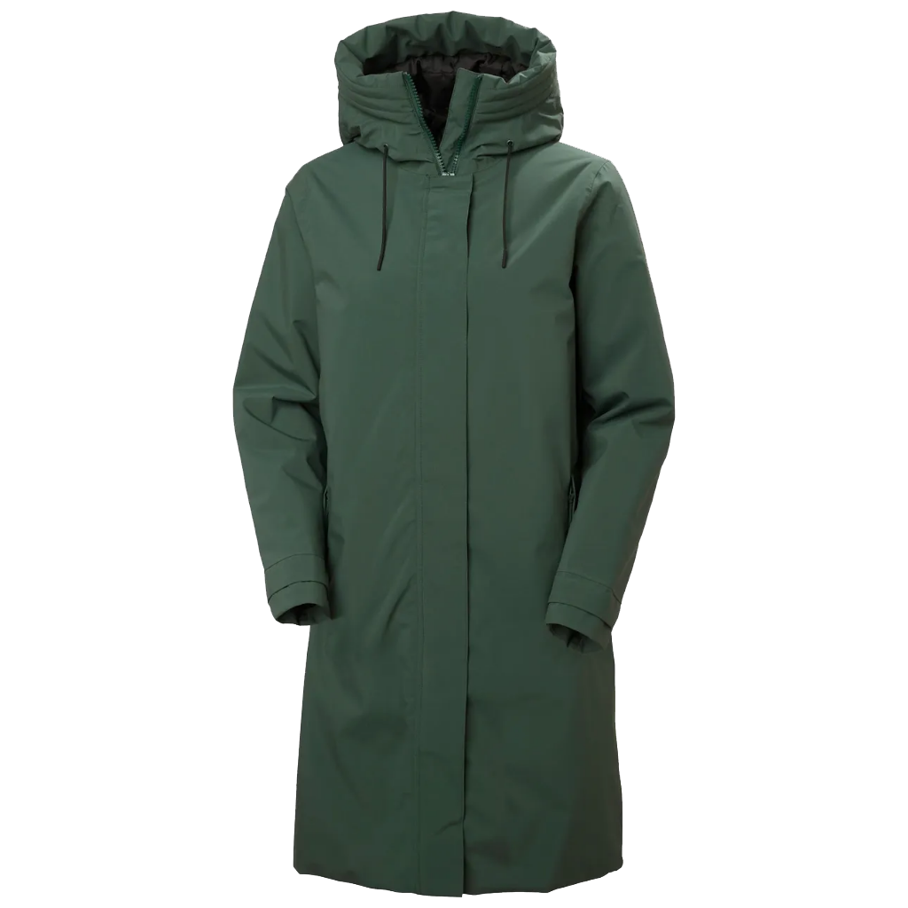 Helly Hansen Women's Victoria Insulated Rain Coat Jungle Green - Booley Galway