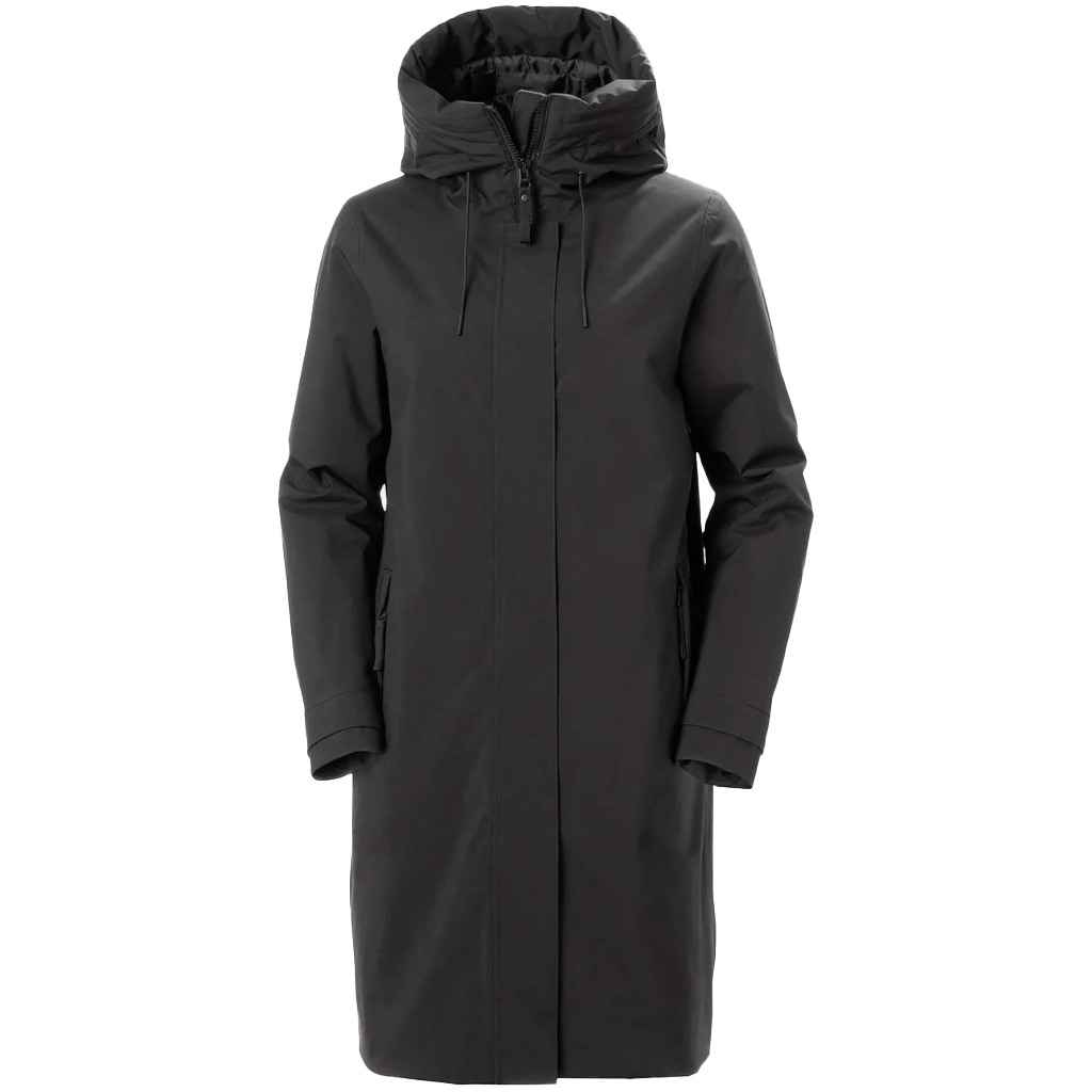 Helly Hansen Women's Victoria Insulated Rain Coat Black - Booley Galway