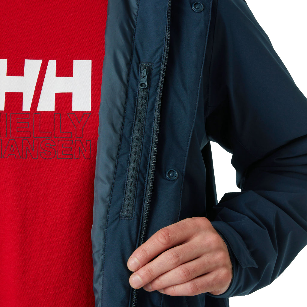 Men's Munich Insulated Raincoat - Navy
