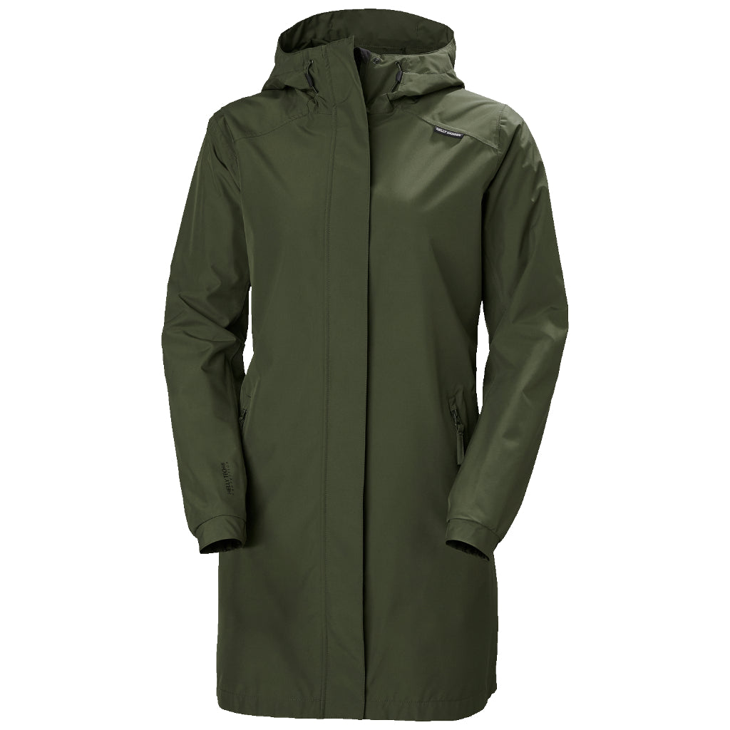 Women's Valkyrie Fleece Lined Rain Jacket - Utility Green