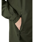 Women's Valkyrie Fleece Lined Rain Jacket - Utility Green