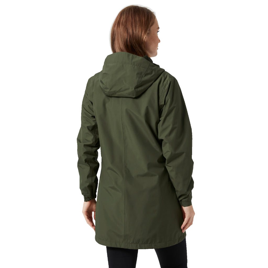 Women's Valkyrie Fleece Lined Rain Jacket - Utility Green