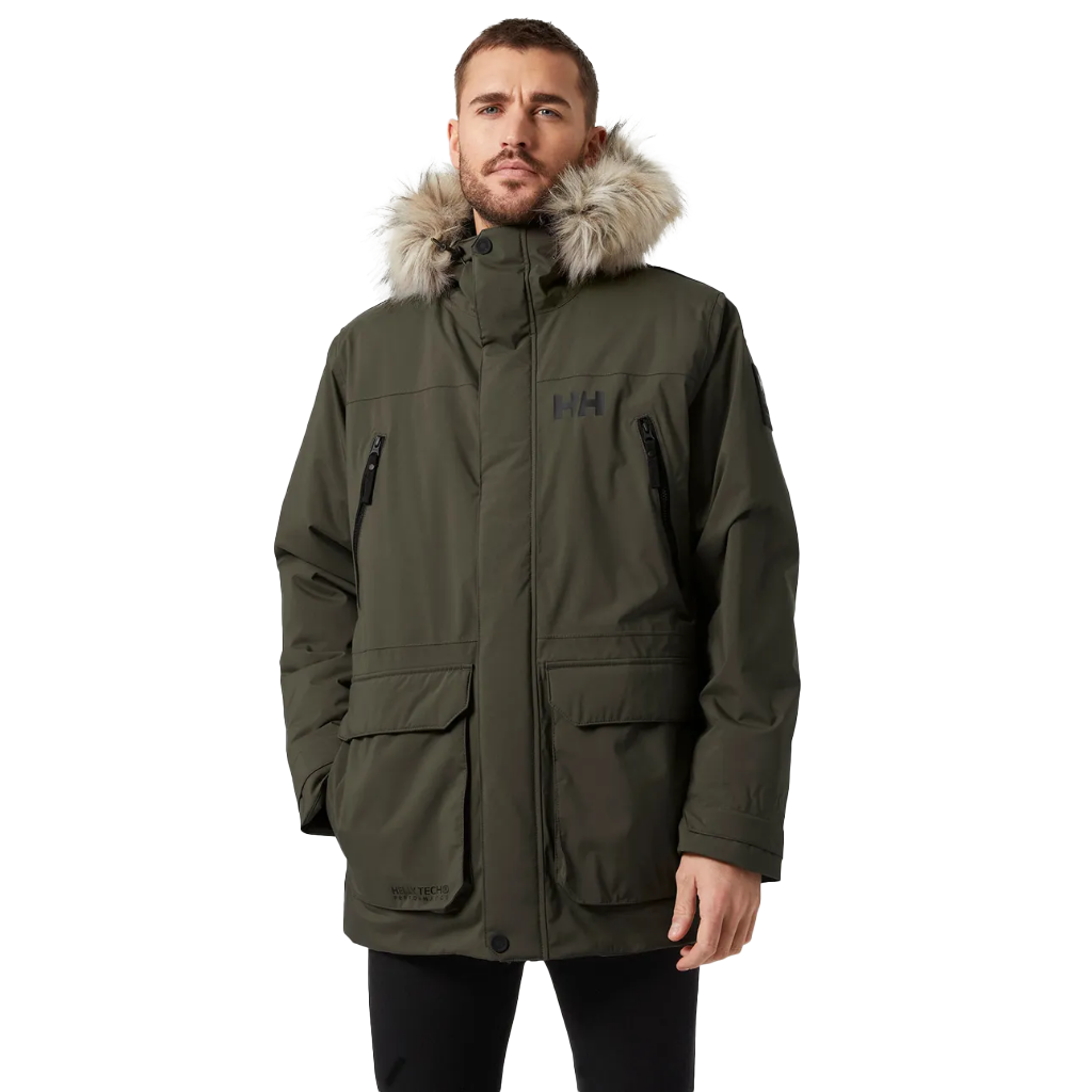 Helly Hansen Men's Reine Parka Utility Green  - Booley Galway