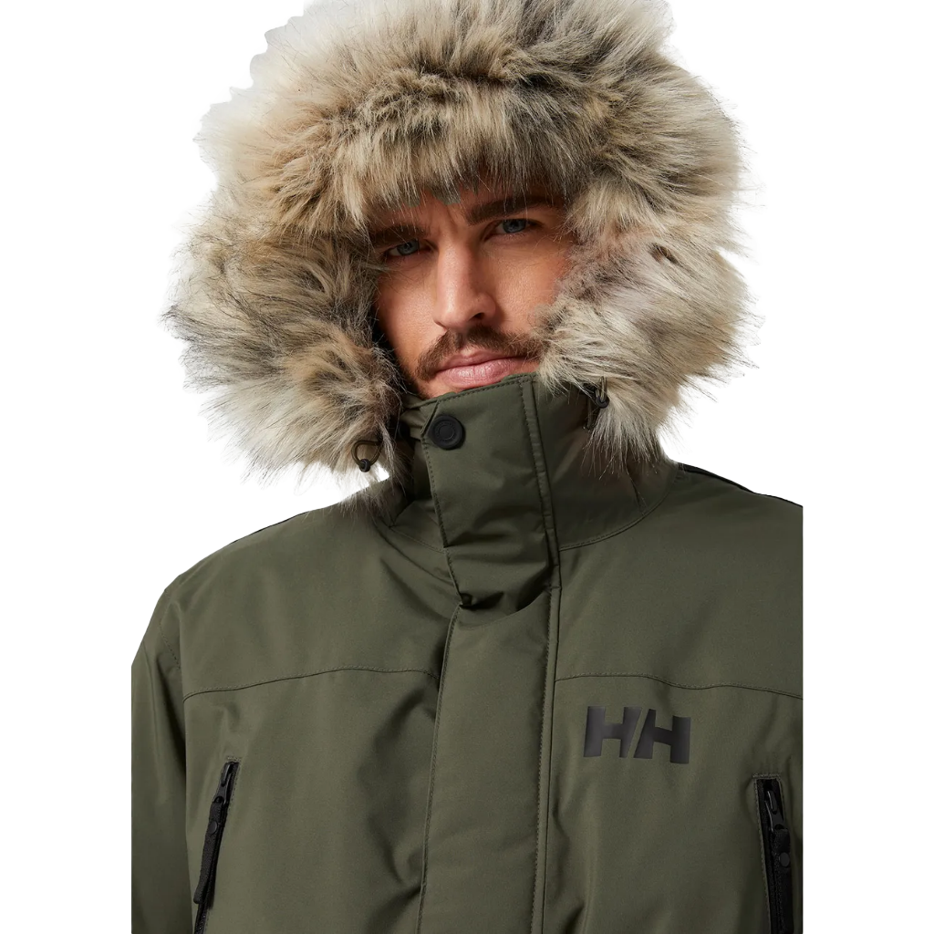 Helly Hansen Men's Reine Parka Utility Green  - Booley Galway