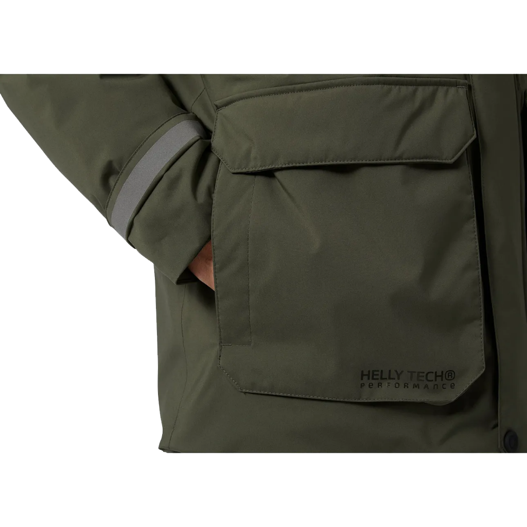 Helly Hansen Men's Reine Parka Utility Green  - Booley Galway