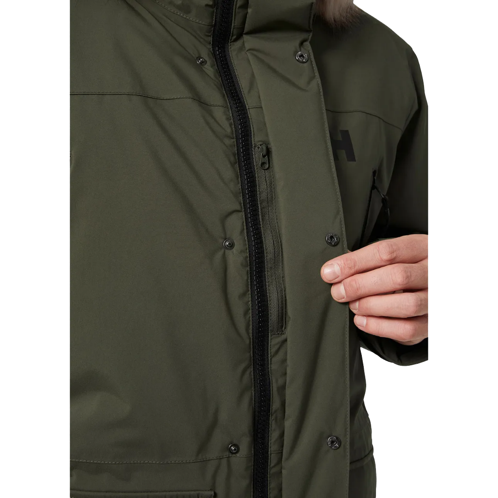 Helly Hansen Men's Reine Parka Utility Green  - Booley Galway