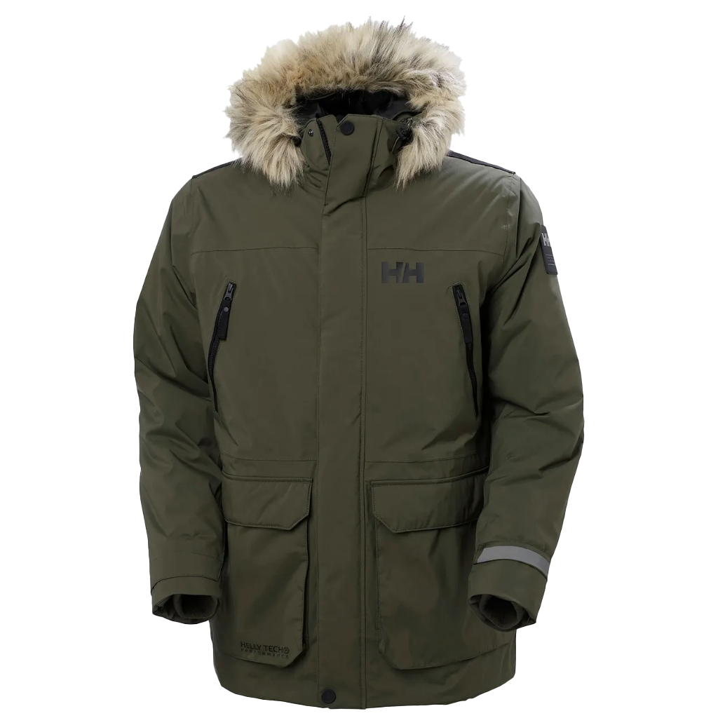 Helly Hansen Men's Reine Parka Utility Green  - Booley Galway