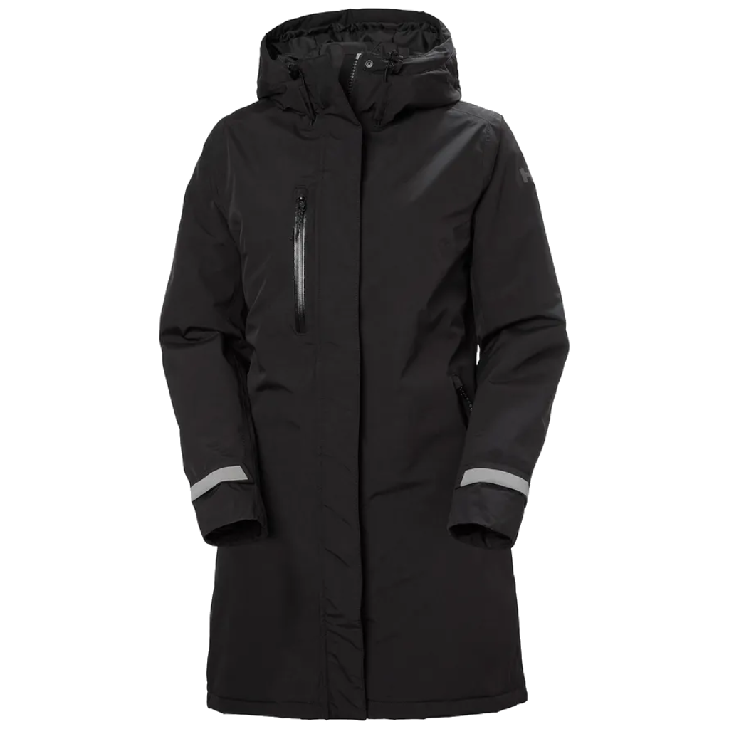 Helly Hansen Women&#39;s Adore Insulated Raincoat Black - Booley Galway