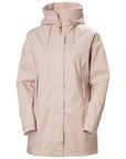 Helly Hansen Women's Victoria Mid Length Raincoat Pink Cloud - Booley Galway