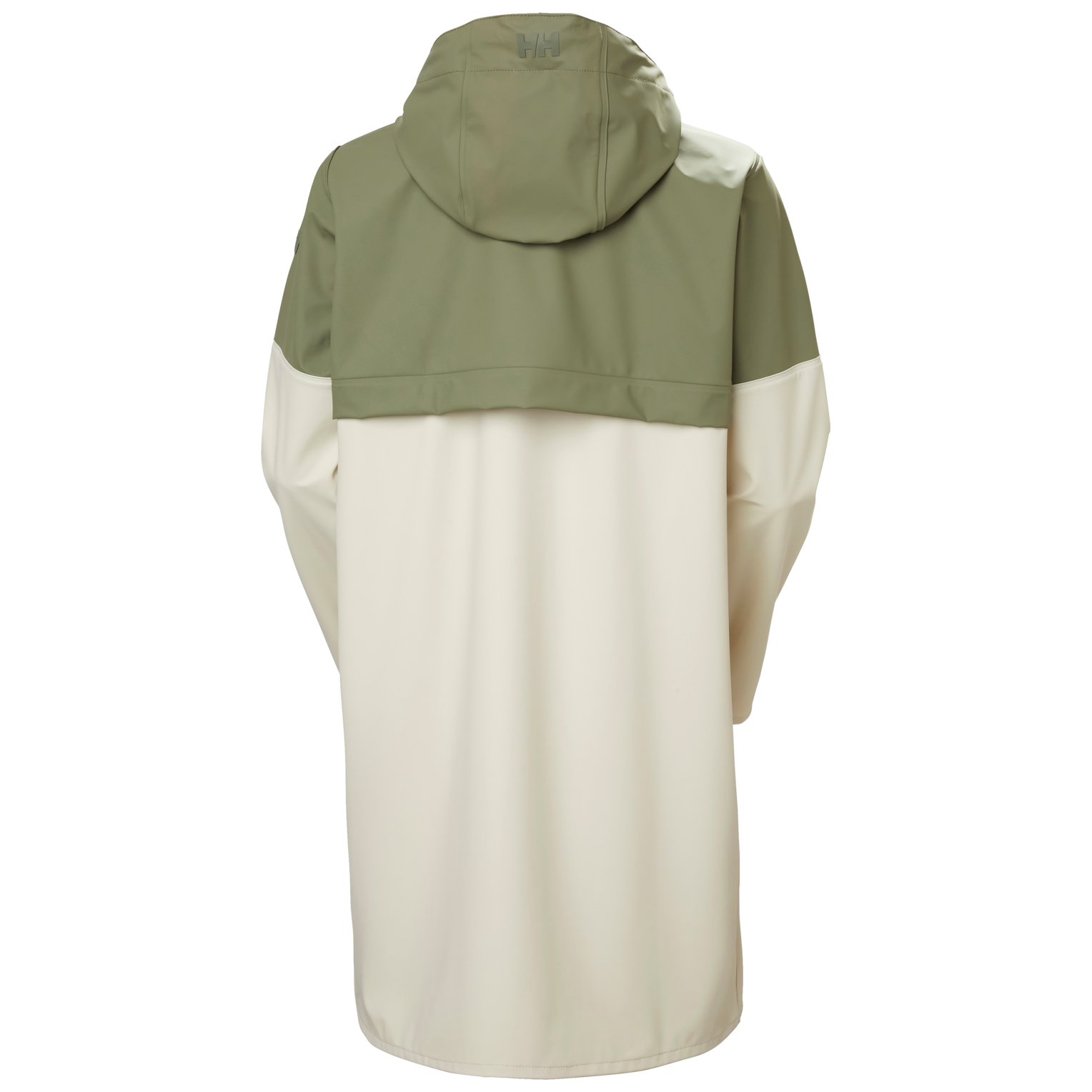 Women's Moss Block Pu Rain Coat