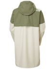 Women's Moss Block Pu Rain Coat