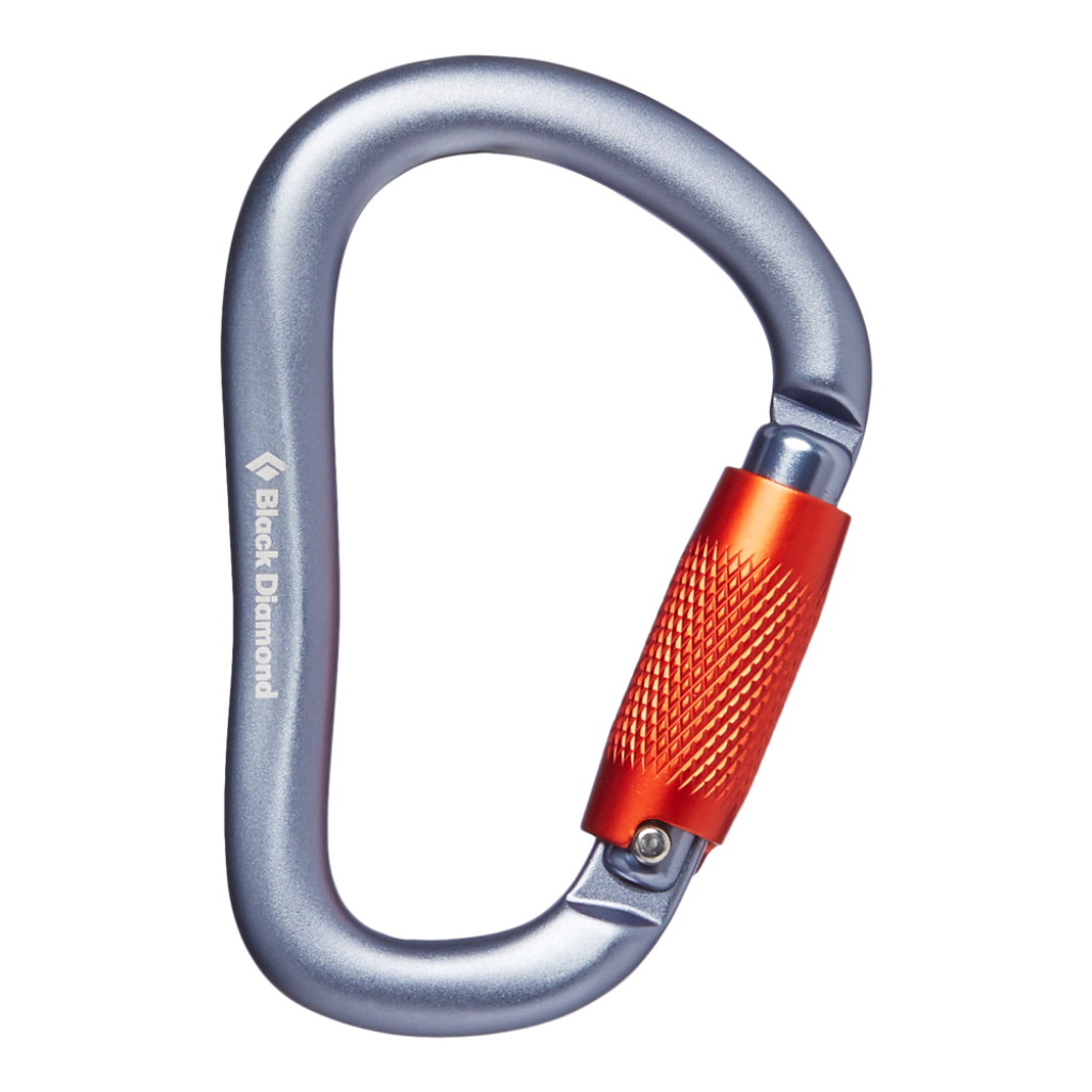 Black Diamond RockLock Twistlock Carabiner Grey - Booley Galway