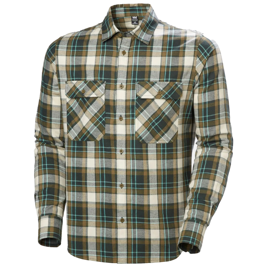 Men's Lokka Flannel L/S Shirt - Dark Jungle Fjell Plaid