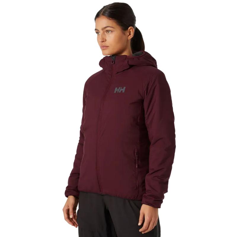 Helly Hansen Women&#39;s Verglas Hooded Insulator Jacket Hickory - Booley Galway