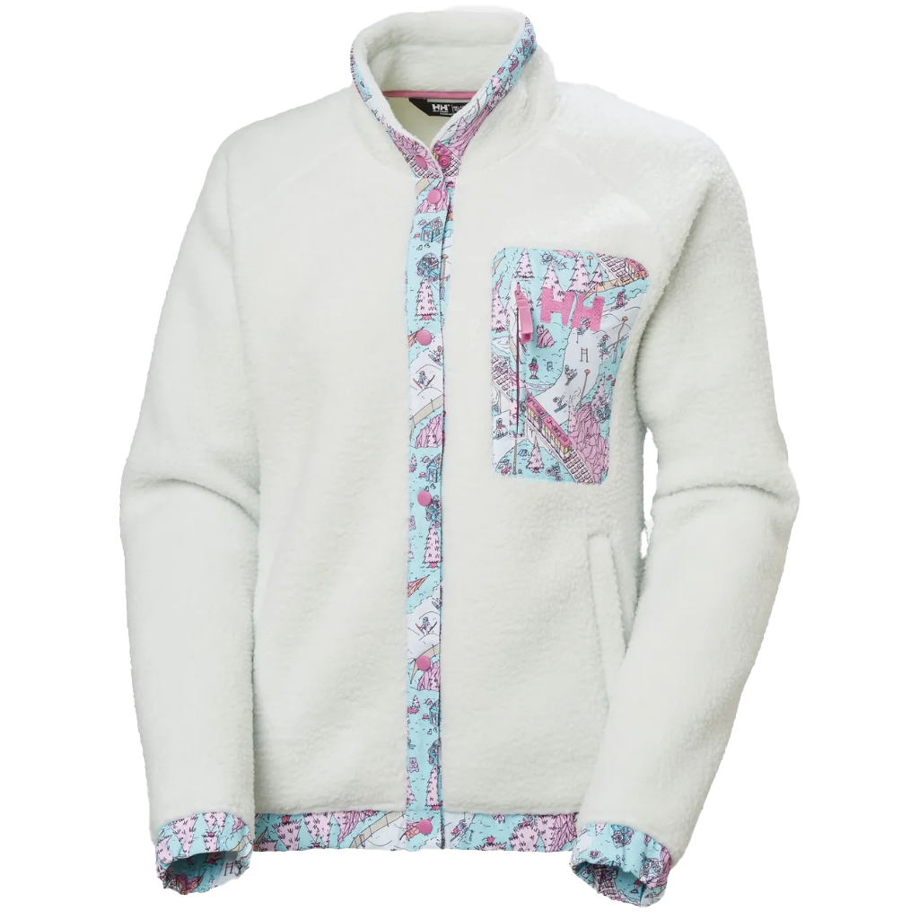 Helly Hansen Women's Imperial Pile Snap Seafoam Oslo AOP - Booley Galway