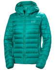 Helly Hansen Women's Verglas Down Hybrid Hooded Jacket 2.0 Signal Green - Booley Galway