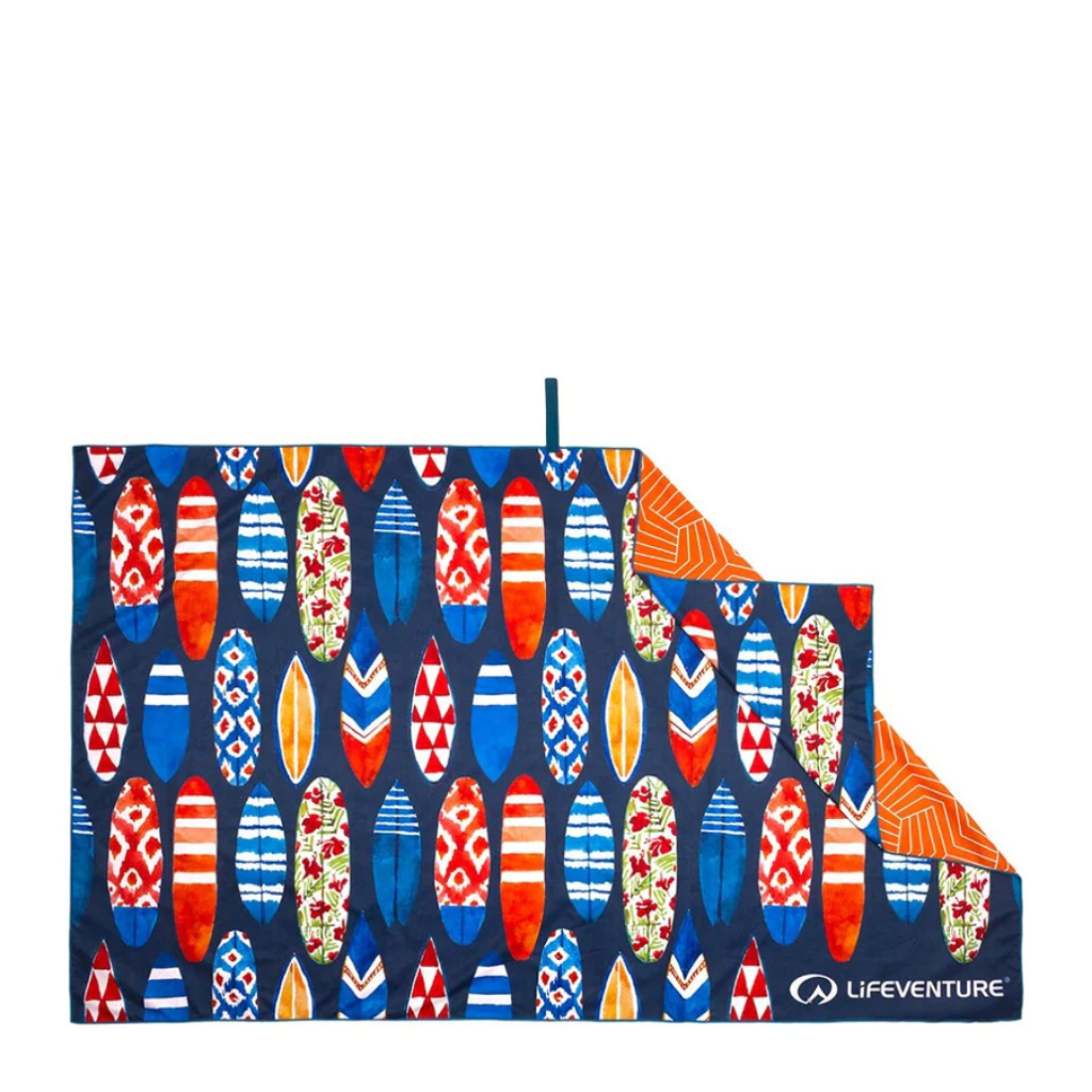 Lifeventure Recycled SoftFibre Print Towel - Giant Surfboards - Booley Galway