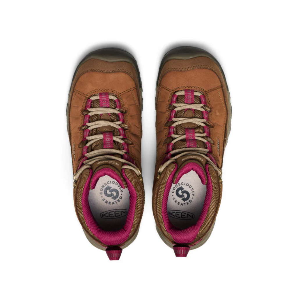Keen Women's Targhee IV Mid WP Bison / Beaujolais - Booley Galway